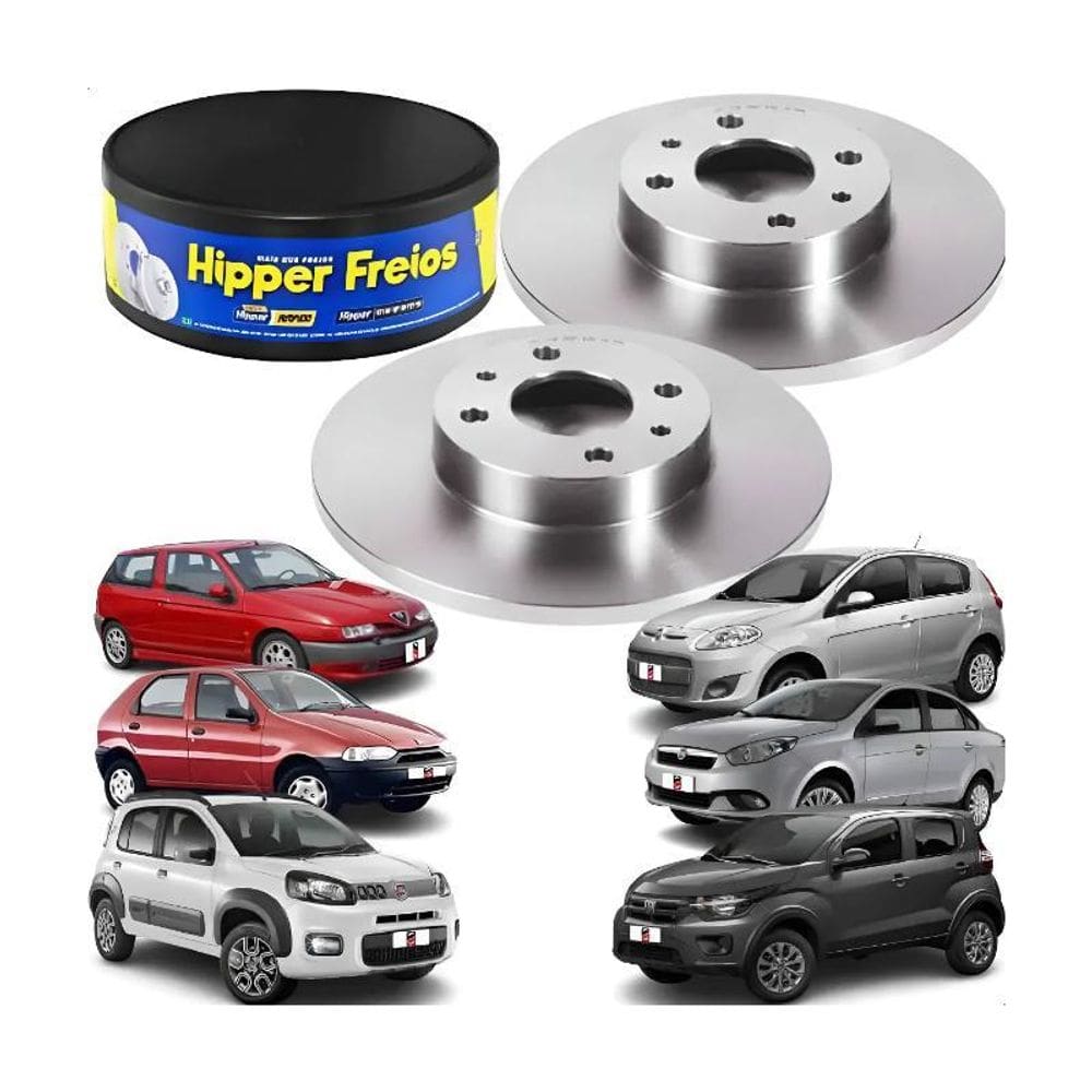 Par Disco De Freio Dianteiro Sólido Hipper Freios Hf31B A