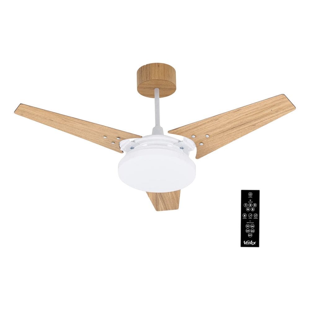 Ventilador Teto Madeira 101cm Freijo 110v - Ventex