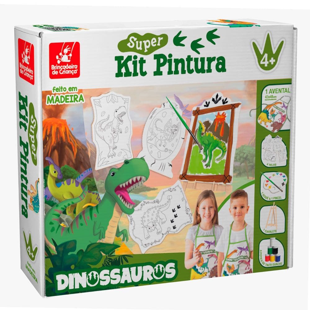 Super Kit Pintura Dinossauros BDC