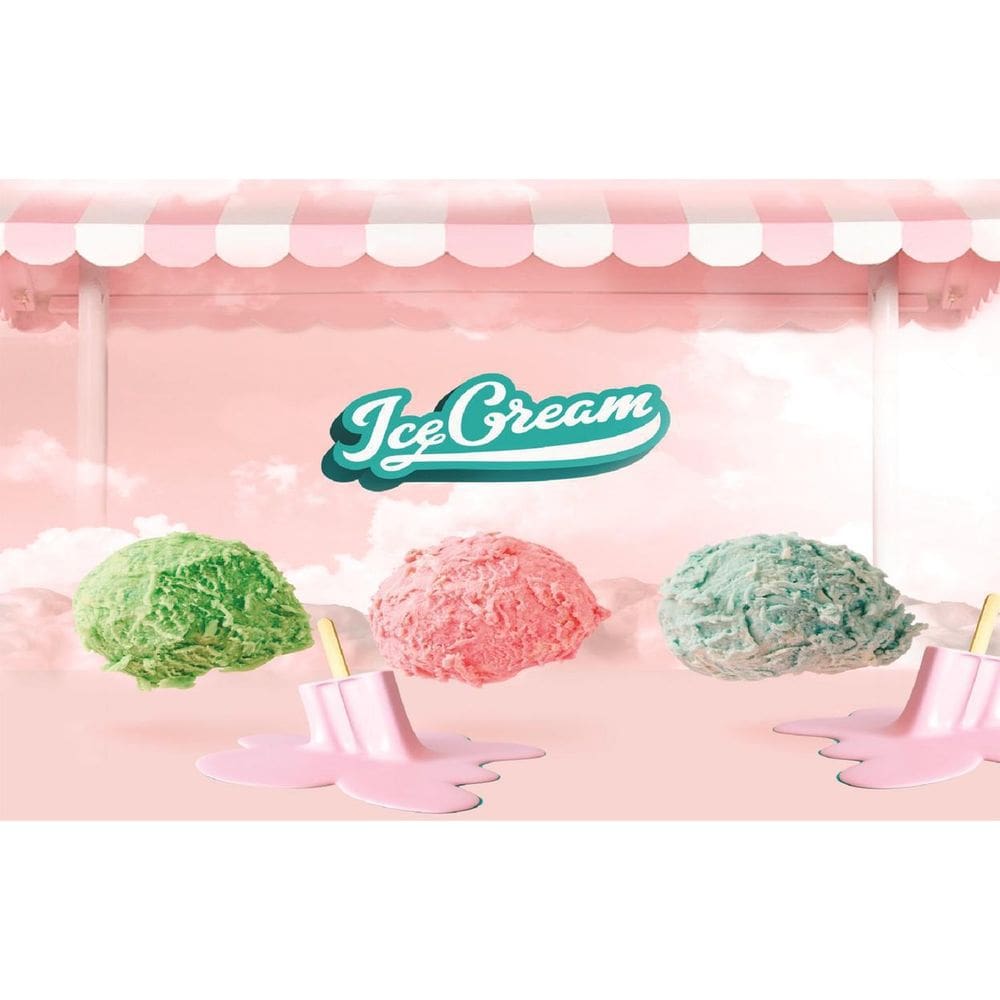 Fundo Fotográfico Em Tecido Sorvete 2,80X1,50