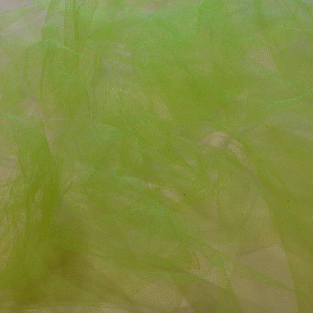 Rolo Tule Tecido 50 Metros X1,20M Verde Limão