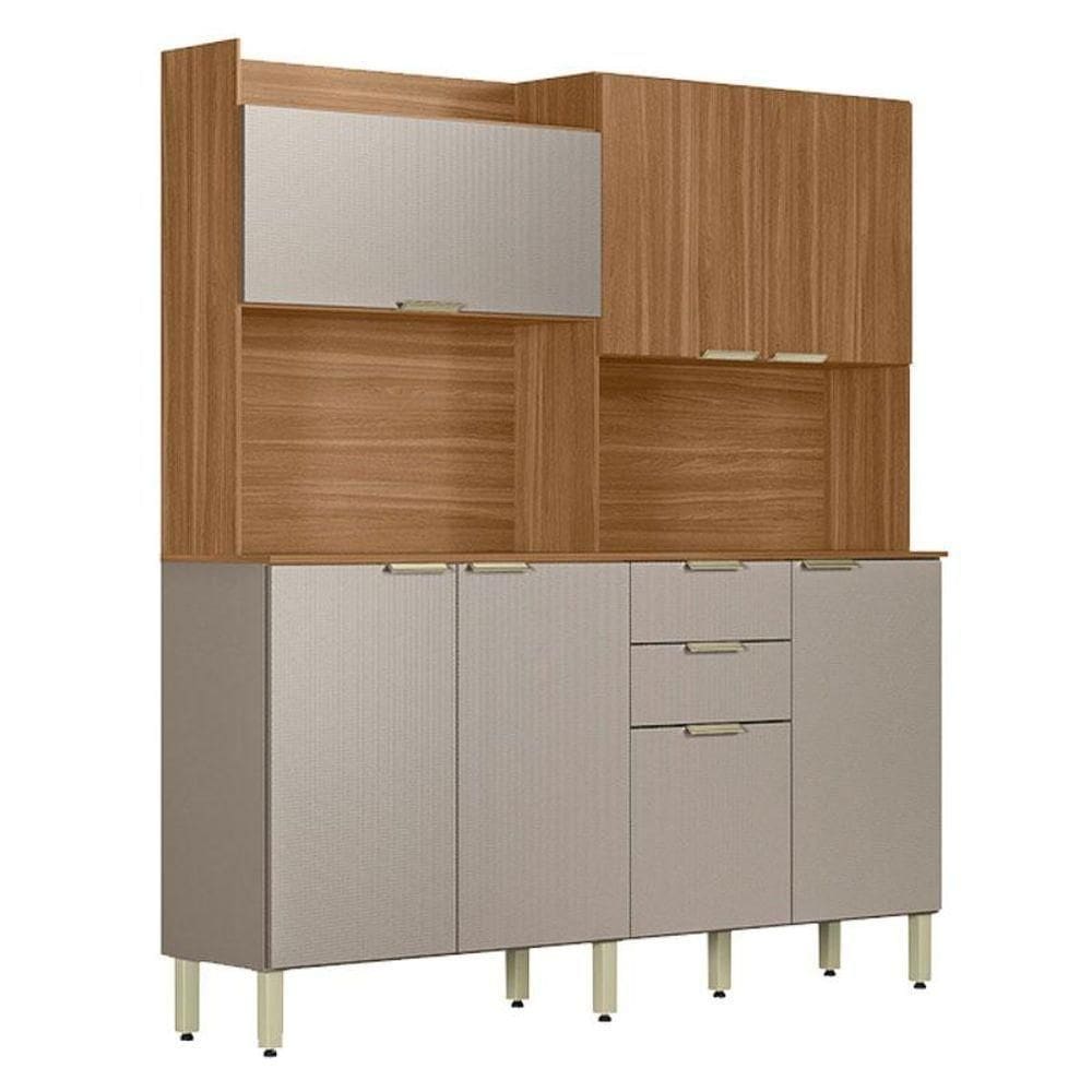 Kit Para Cozinha Pitaya Amêndola Nude Tx - Demóbile