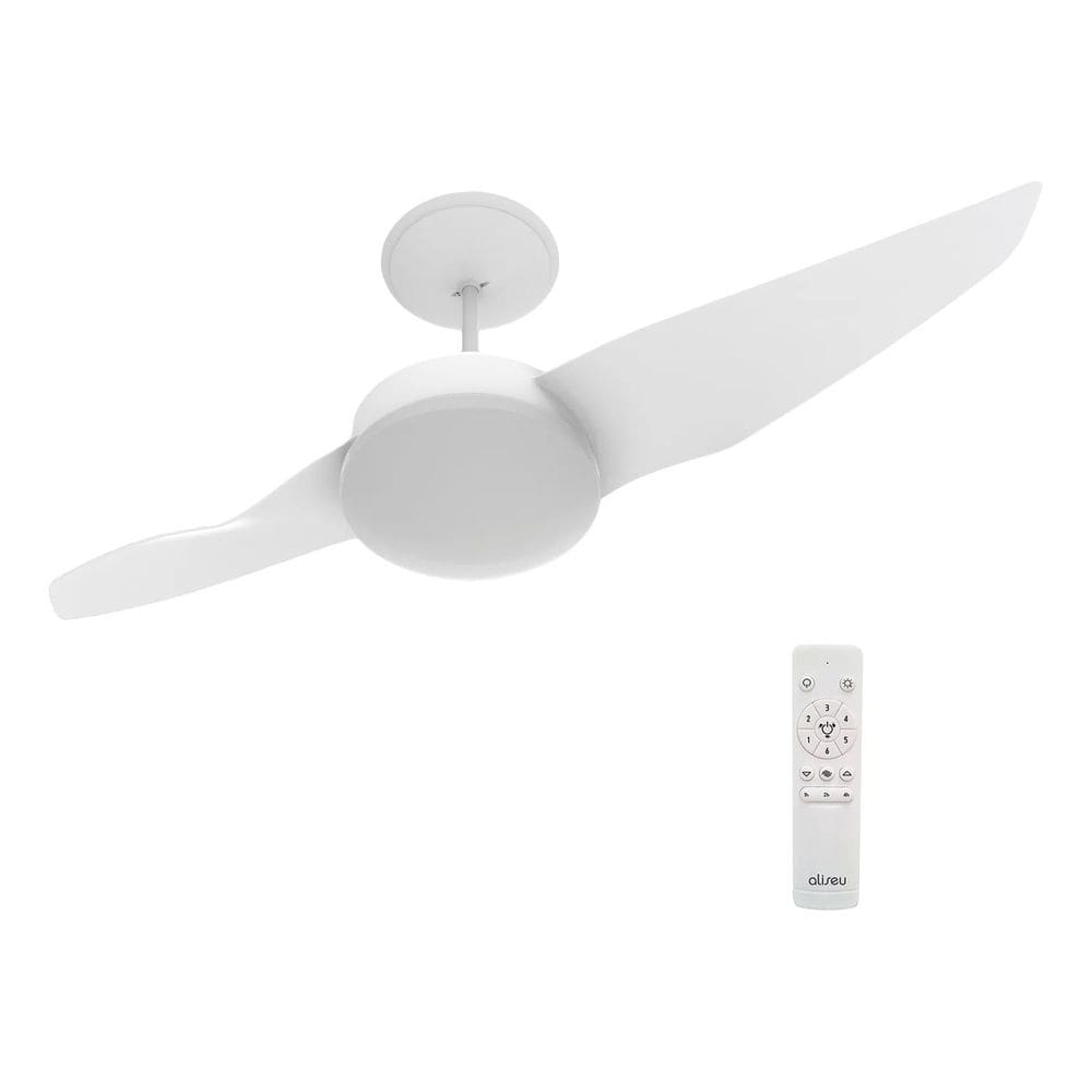 Ventilador Teto Branco 110cm Controle Remoto - Aliseu