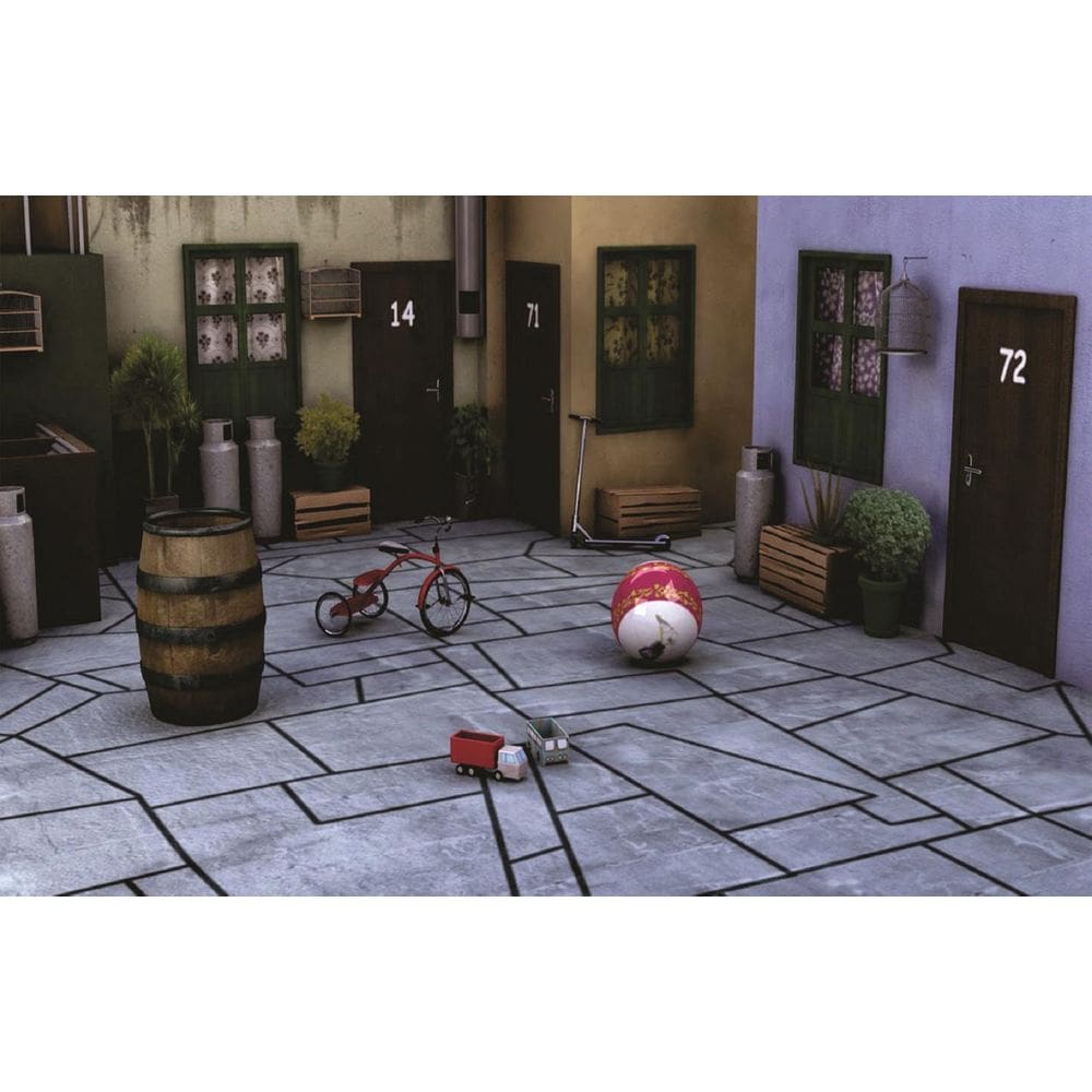 Fundo Fotográfico Em Tecido Vila Chaves 2,20X1,50