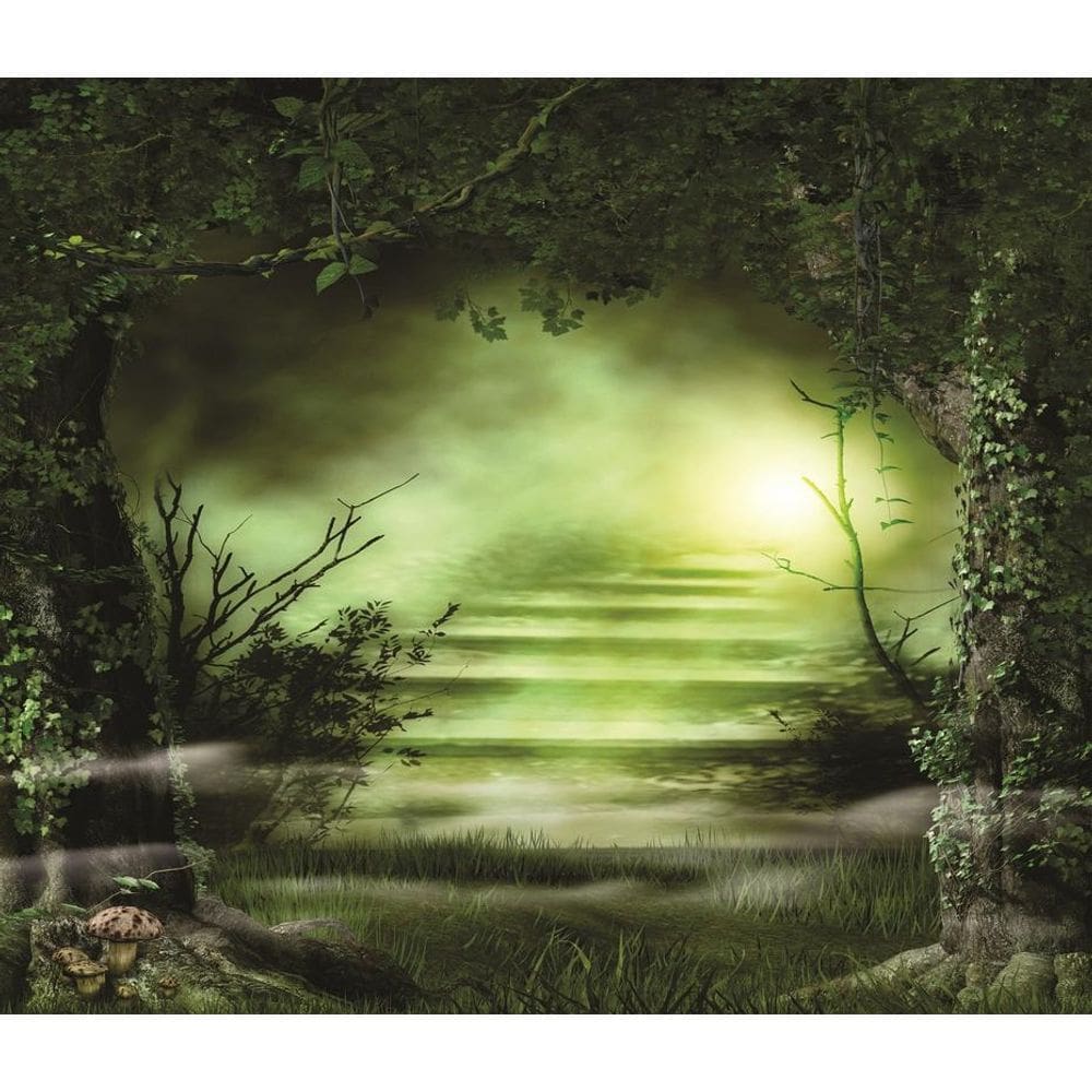 Fundo Fotográfico Em Tecido Floresta 2,60X1,50