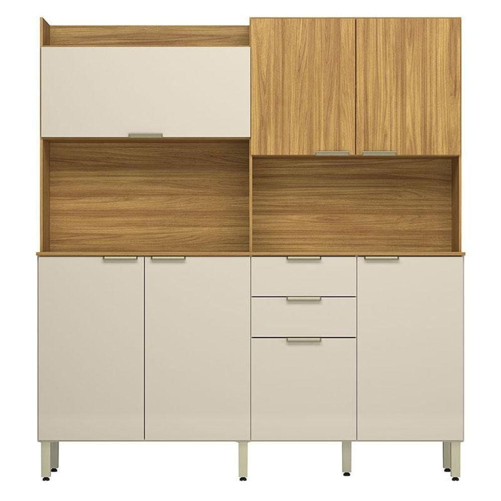 Kit Para Cozinha Pitaya Cinamon Touch Off White - Demóbile