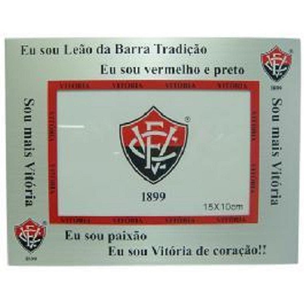 Porta Retrato Horizontal 1 Foto 15x10cm alumínio - Vitória