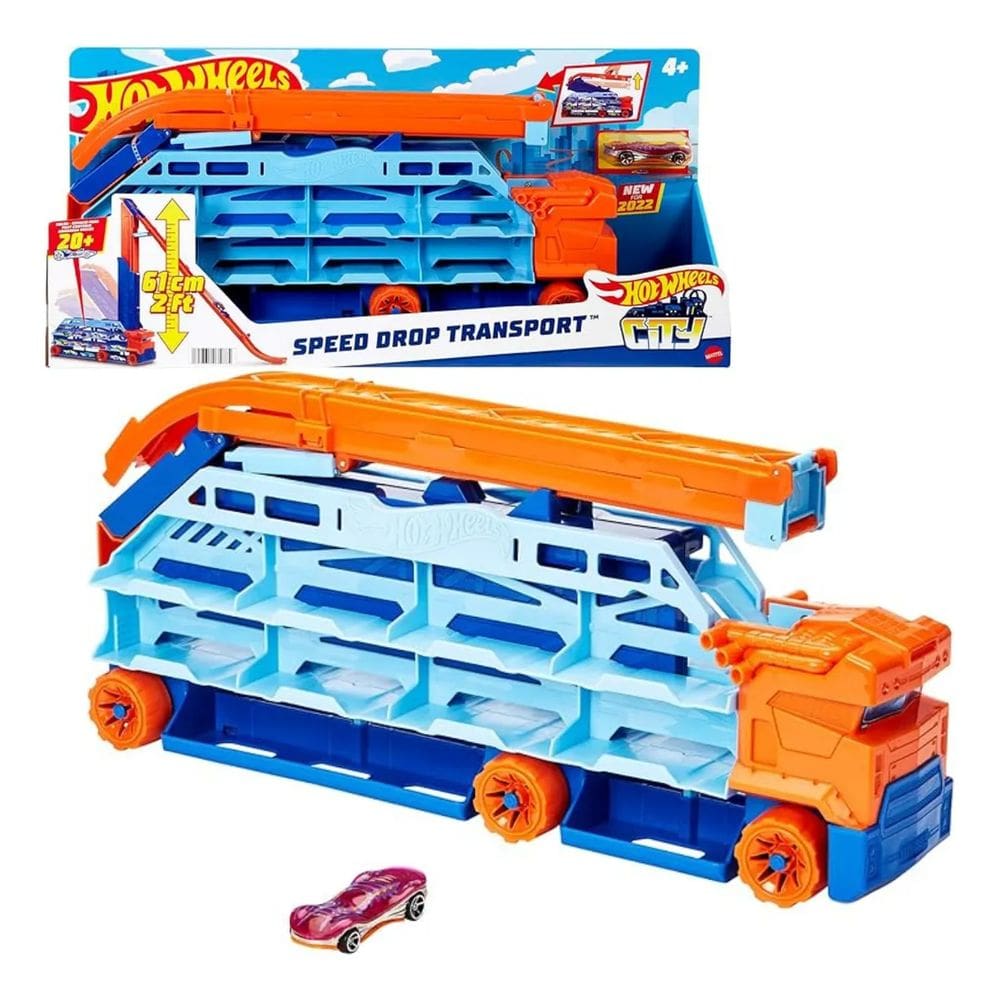 Hot Wheels City Transport Hauler Com Pista HDY92