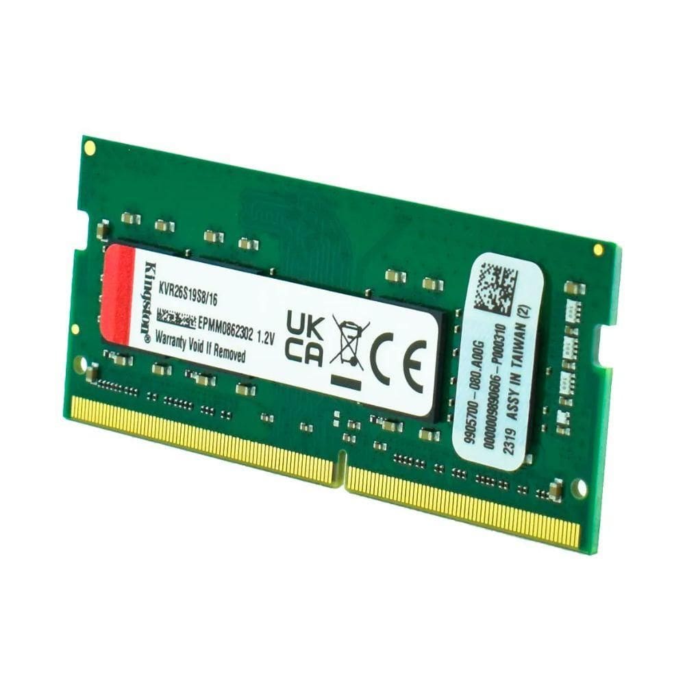 Memória 16GB DDR4 2666MHz Notebook KVR26S19S8/16 Kingston