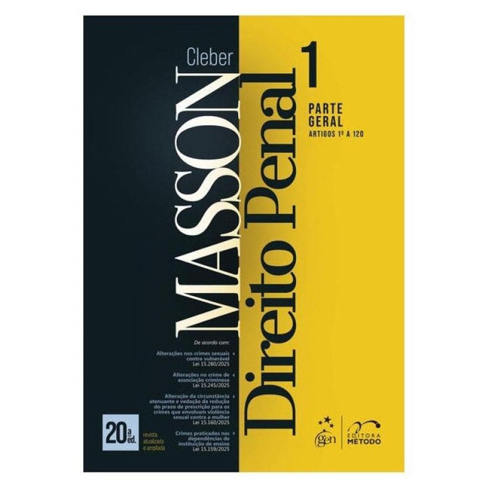 Direito Penal - Parte Geral (Arts. 1º A 120) - Vol.1 - 20ª Edição 2026
