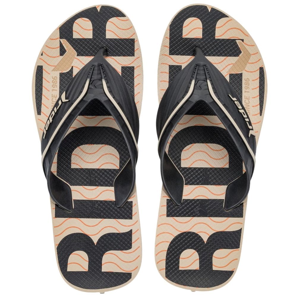 Chinelo Marculino Dedo Estampado Praia Way Element Rider