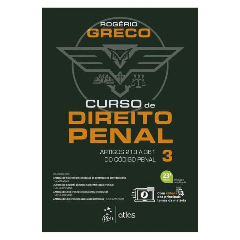 Curso De Direito Penal Vol.3 - 23ª Edição 2026