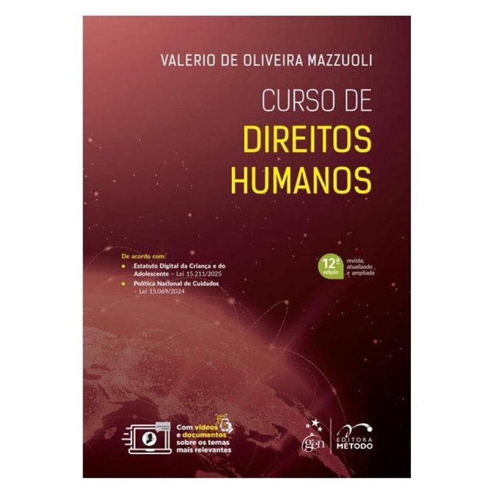 Curso De Direitos Humanos - 12ª Edição 2026