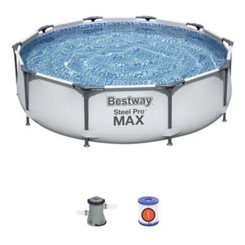 Piscina Redonda Estrutural 4.678l Com Filtro 127v - Bestway
