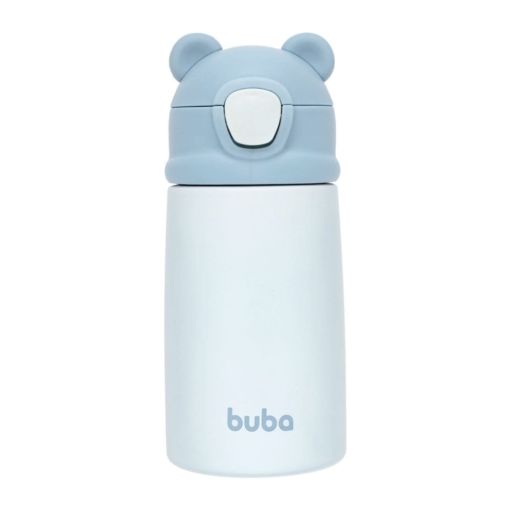 Copo Térmico Parede Dupla Buba Ursinho Azul