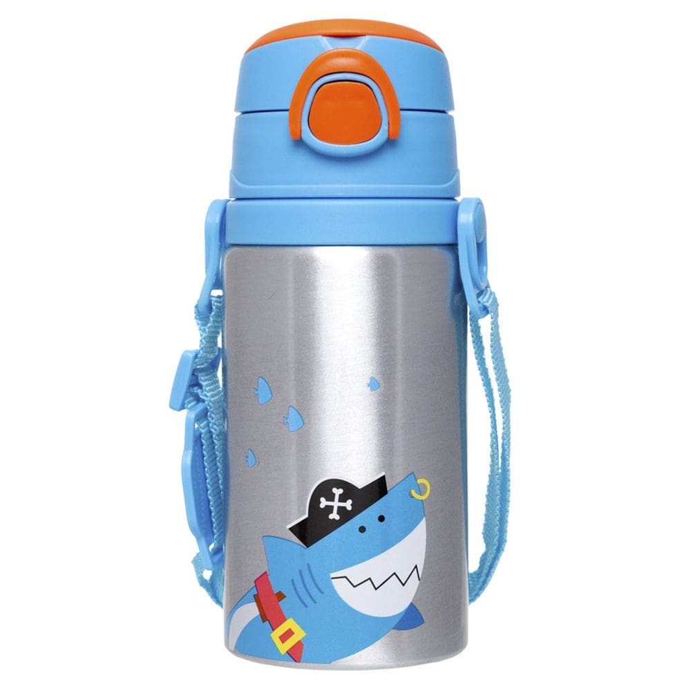 Garrafinha de Alumínio com Canudo Buba Aventuras Pirata