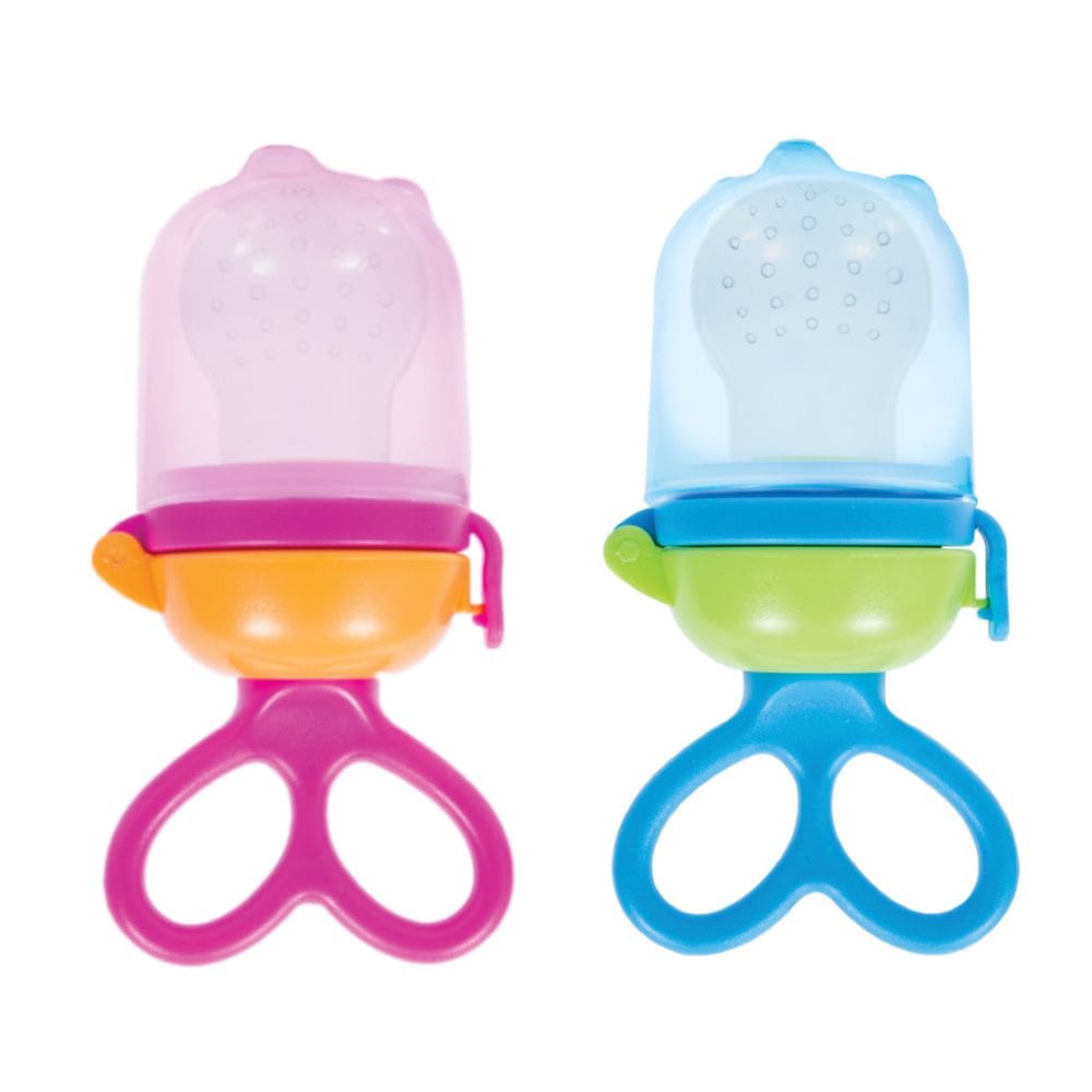 Porta Frutinha Alimentadora Silicone Rosa Buba