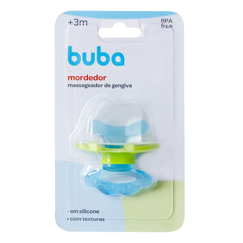 Mordedor para Bebê Massageador Alivia Dor na Gengiva Buba