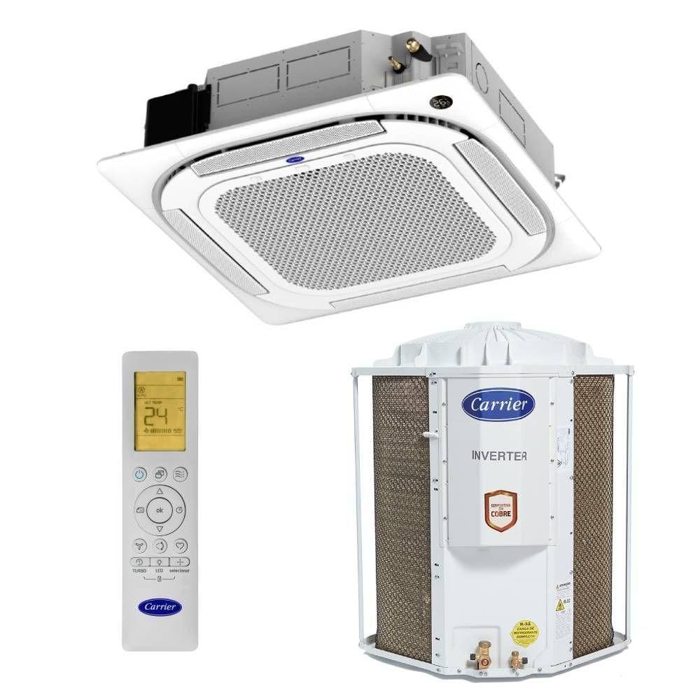 Ar Condicionado Split Cassete Carrier 4 Vias Quente e Frio 48000 BTUs 220V 38CQVE48515MC