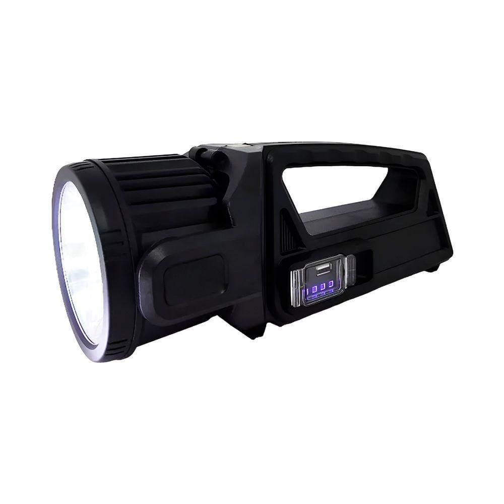 Lanterna Solar Recarregável 2500lm Led P50+cob Com 9 Modos – Portátil Ecológica E Resistente Painel Solar Multifuncional