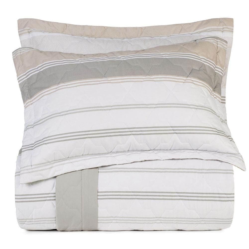 Jogo De Colcha Casal Altenburg Algodão Lux 200 Fios Riviera