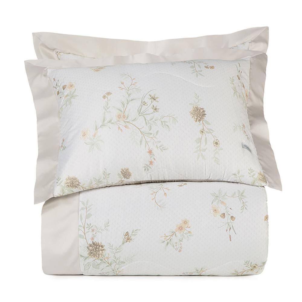 Jogo De Edredom Queen Altenburg Cetim 300 Fios Floraline