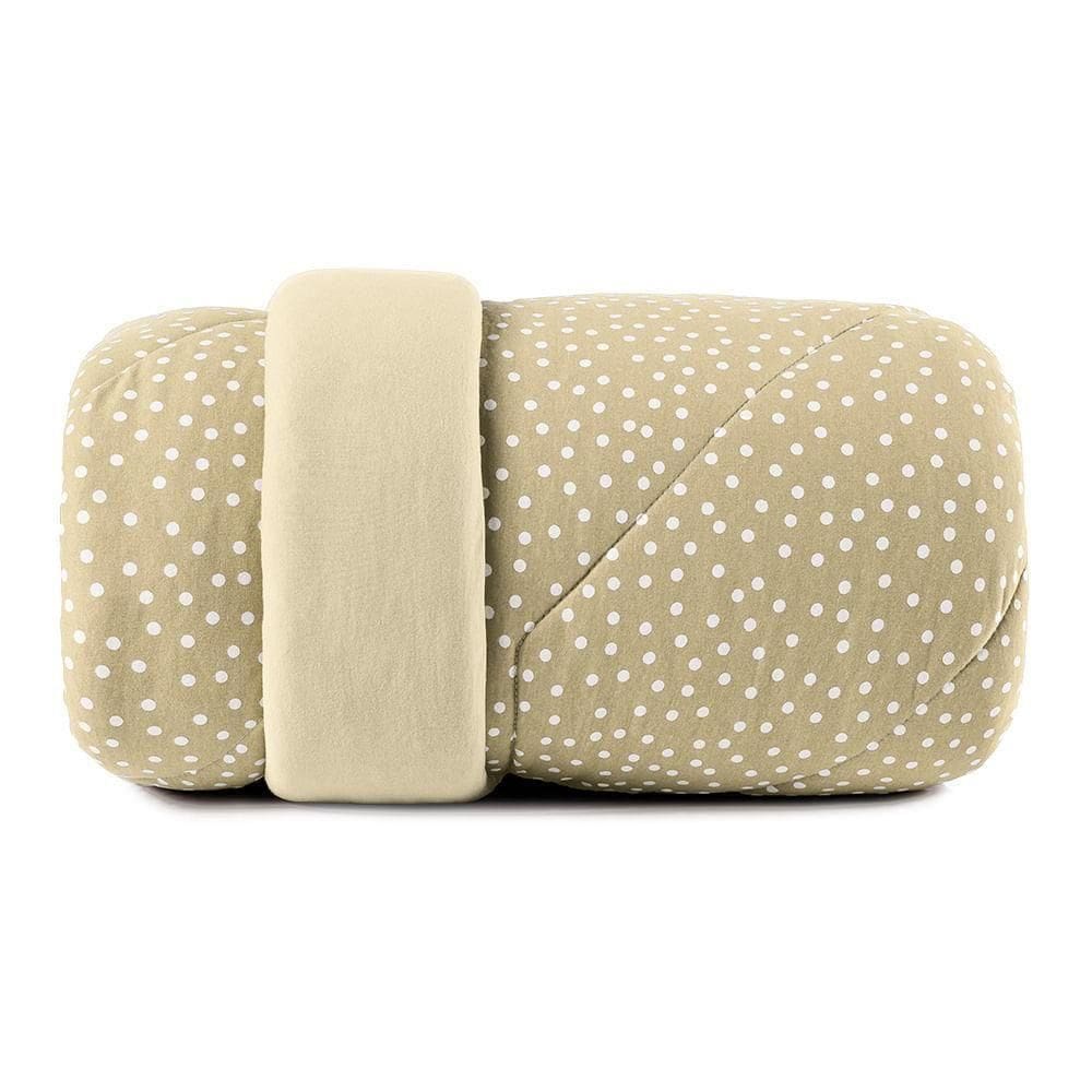 Edredom Solteiro Altenburg Malha Fio Penteado Bits Bege