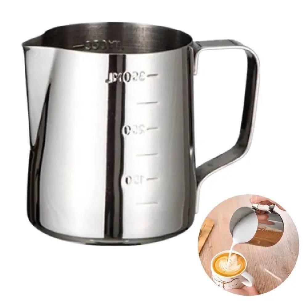 Pitcher Leite Inox 350ml Barista Café Latte Art Cozinha