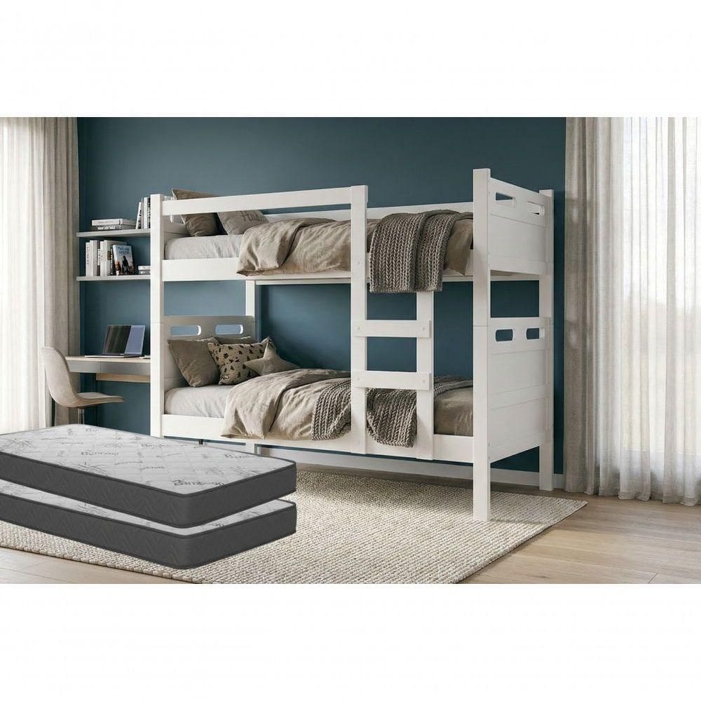 Beliche Jaspe Branca Com 02 Colchões D33 12cm