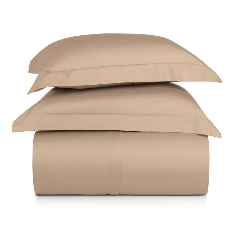 Jogo De Duvet Casal 3 Peças Altenburg Algodão Lux 200 Fios Bege Caramelo