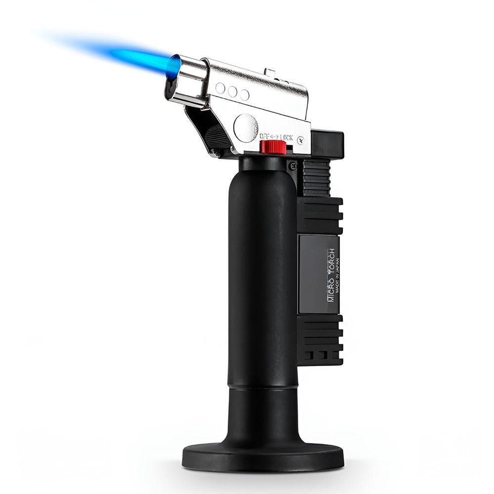 Maçarico Tocha Queimadora Regulável Gás Butano Fogo - Portátil Com Chama Ajustável