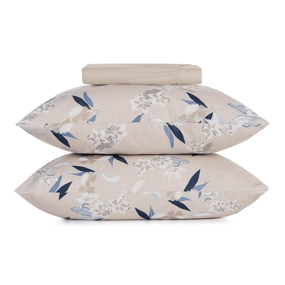 Jogo De Cama Casal 3 Peças Malha Fio Penteado Kyoto