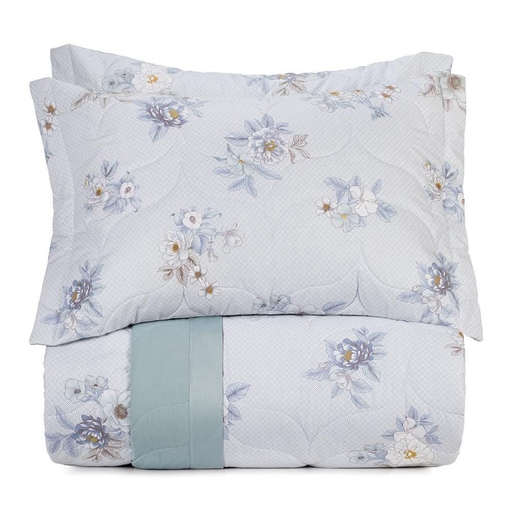 Jogo De Colcha Casal 3 Peças Altenburg Algodão Lux 200 Fios Amorata