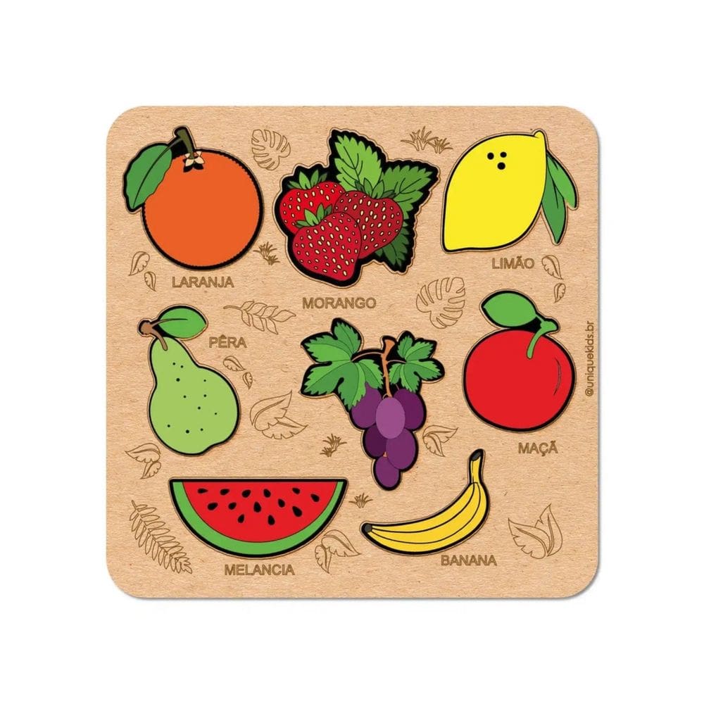 Encaixe Frutas - Unique Kids