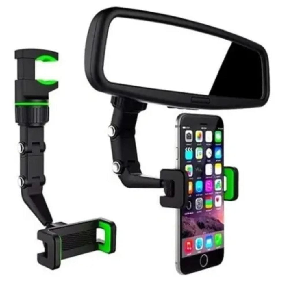 Suporte Para Celular Para Retrovisor Interno De Carro