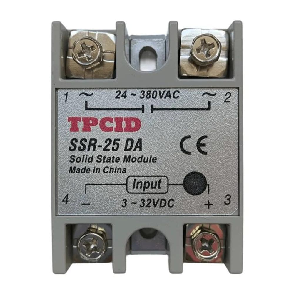 Relé Ssr-25Da Estado Sólido 25A 380V Alta Performance