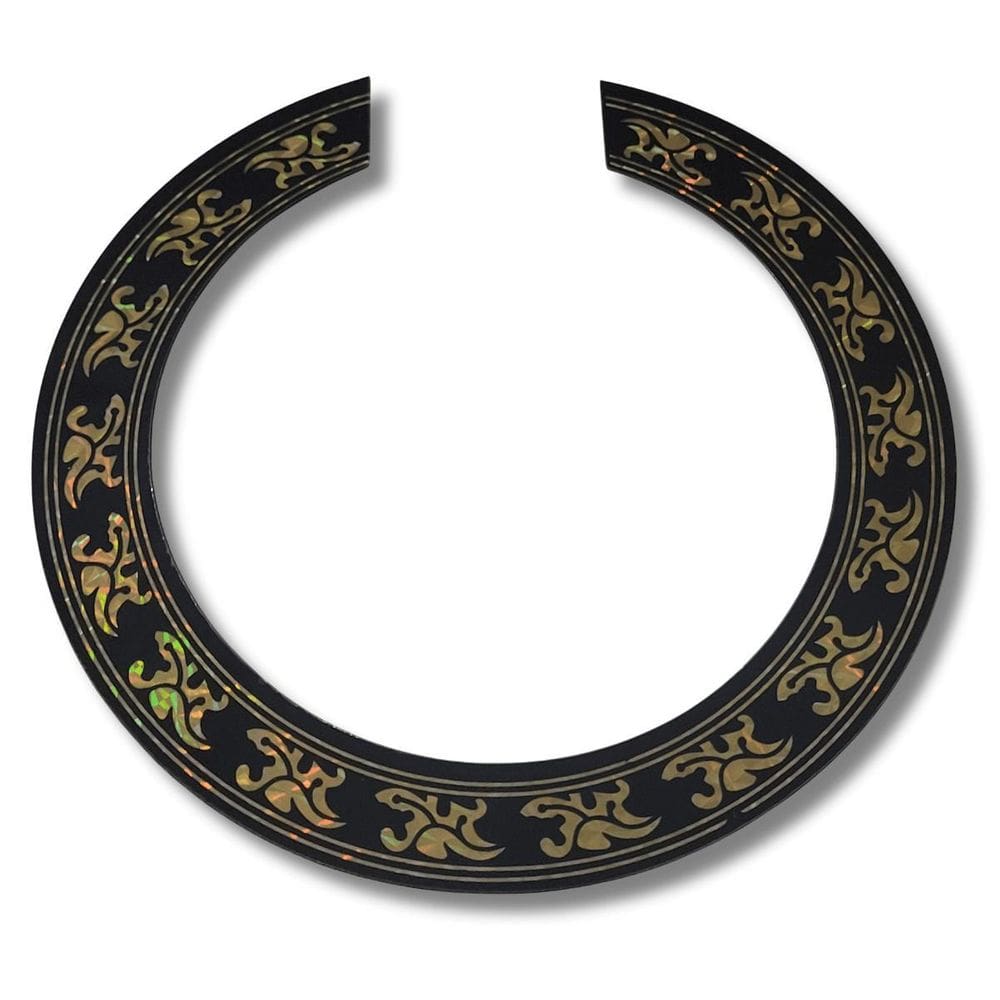 Roseta Adesiva Boca Violão Folk 41 Dourada Ronsani