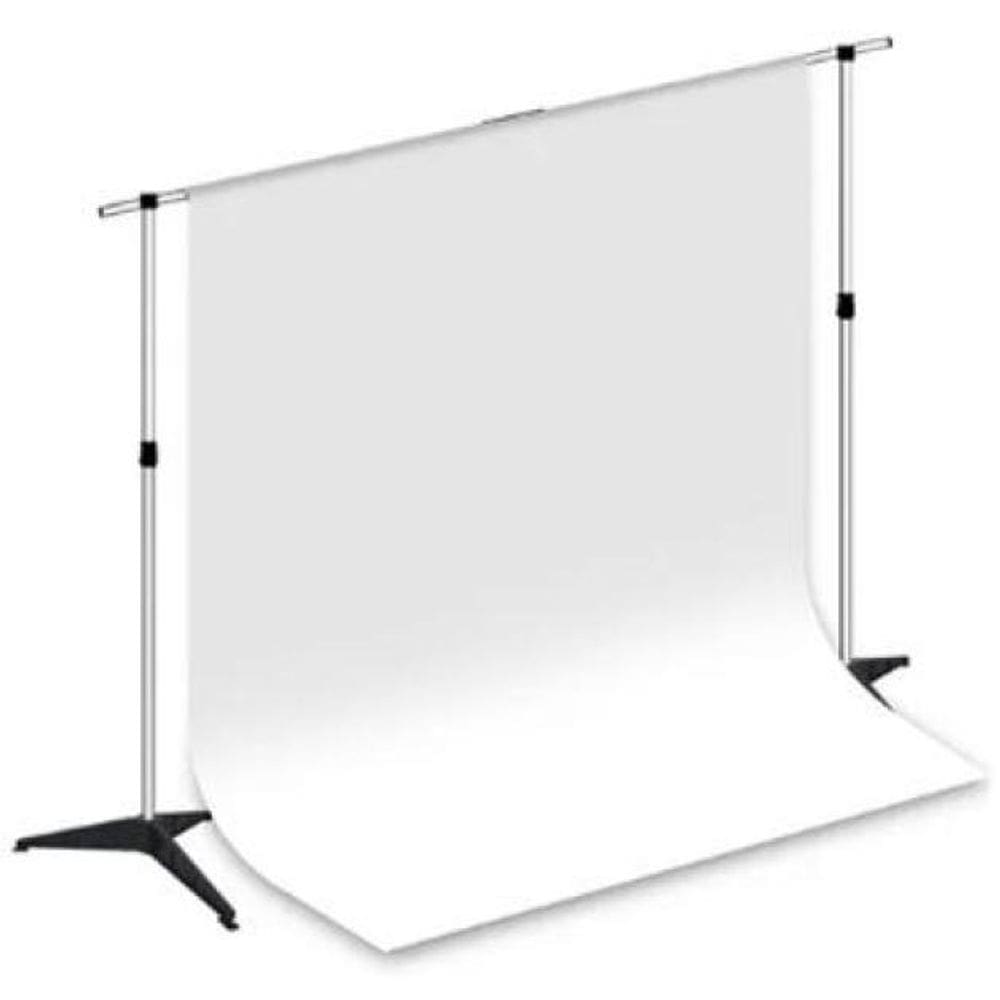 Suporte Fundo Infinito 2X2 Tecido Branco 2X3 Estúdio Foto