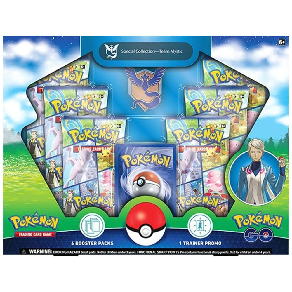 TCG Coleção Especial GO com 6 Boosters, POKEMON 728192541117, Azul