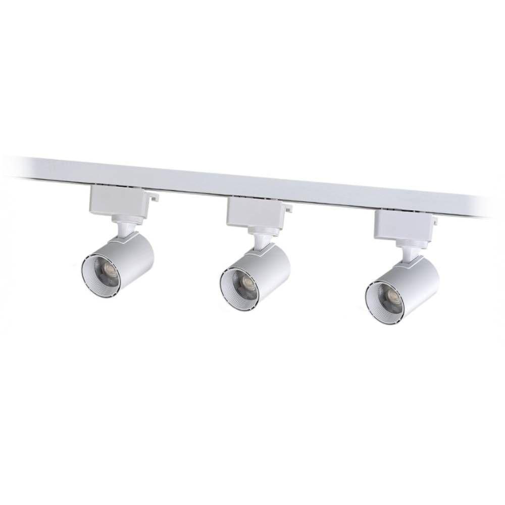 Kit Trilho Led 1m Foxlux 3 Spots 5w 6500k Branco Bivolt