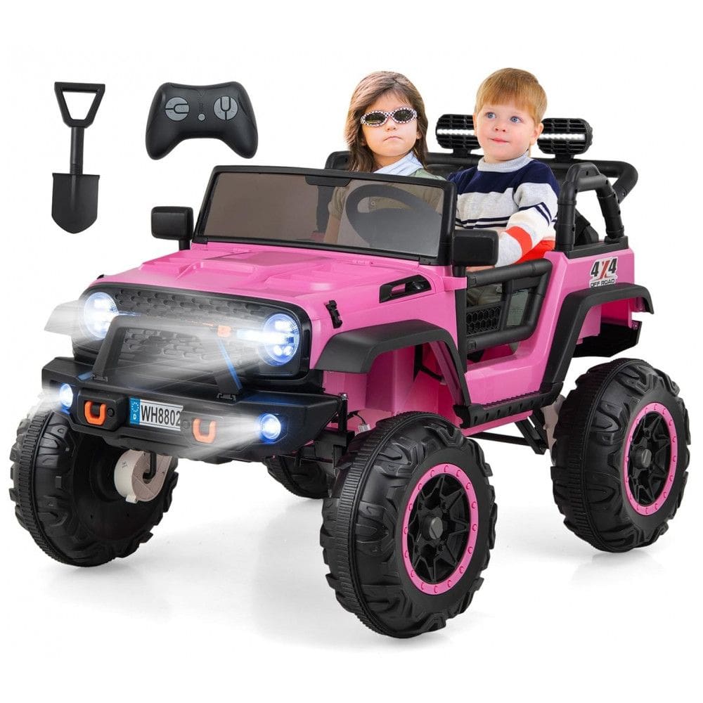 Carrinho Elétrico Infantil INFANS 2 Lugares 4x4, 4 Motores 550W, Jeep SUV, MP3 USB Controle Remoto, 24V