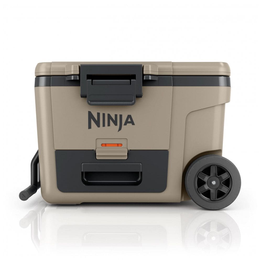 Caixa Térmica com Rodas Ninja FrostVault 42 L Bege Gaveta Dry Zone Isolada
