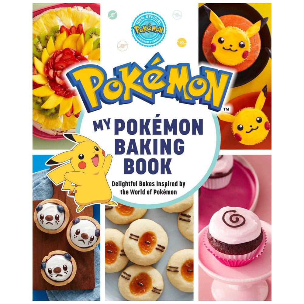 Livro My Pokémon Baking Book: Delightful Bakes Inspired by the World of Pokémon, capa dura, inglês