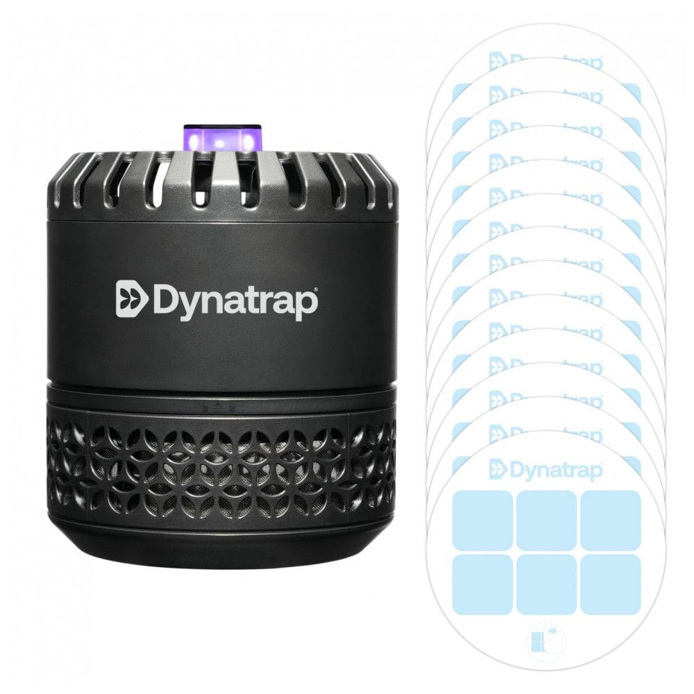 Mata Mosquito Repelente Elétrico com 12 Placas de Cola e Protege até 55m2, 110V, DynaTrap DT152, Preto