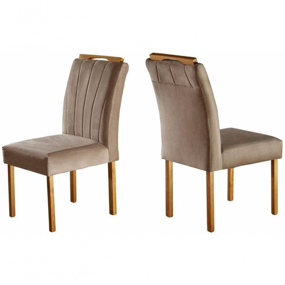 Cadeiras Para Mesa De Jantar Madeira Maciça - Juliana - Móveis Mundial