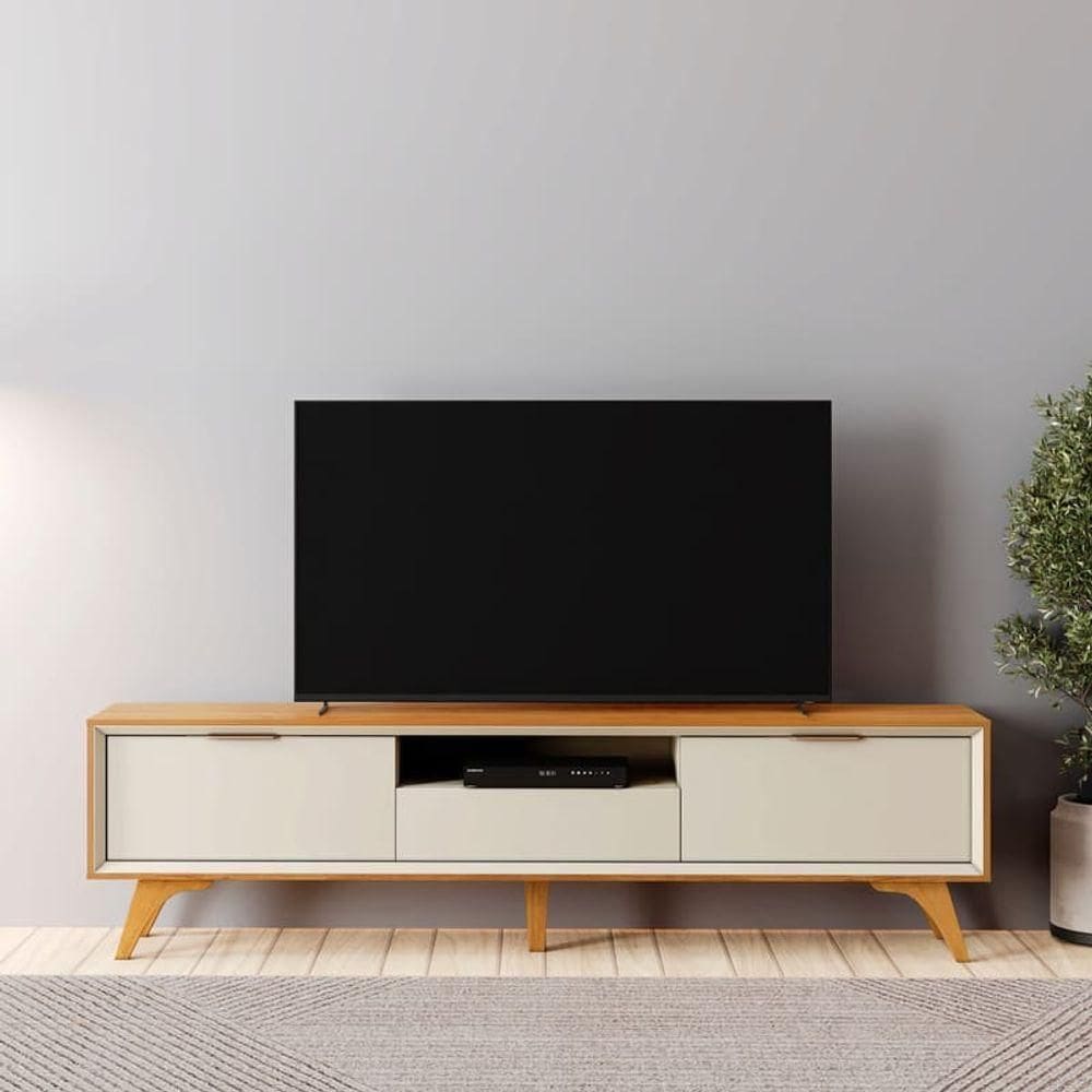 Rack 3 Gavetas Moderno -viena--off White Mavau