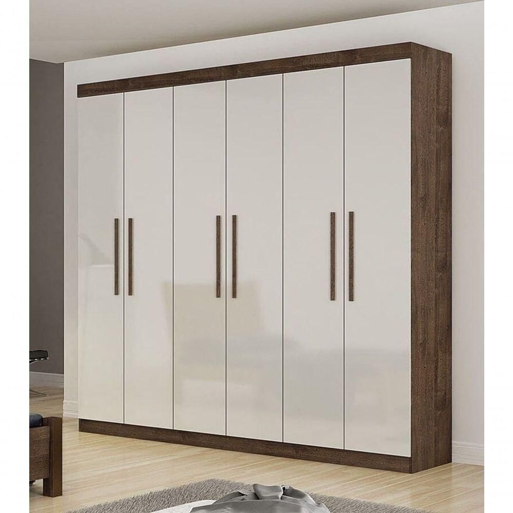 Guarda Roupa Casal 6 Portas 4 Gav - Belém-canion-off - Star