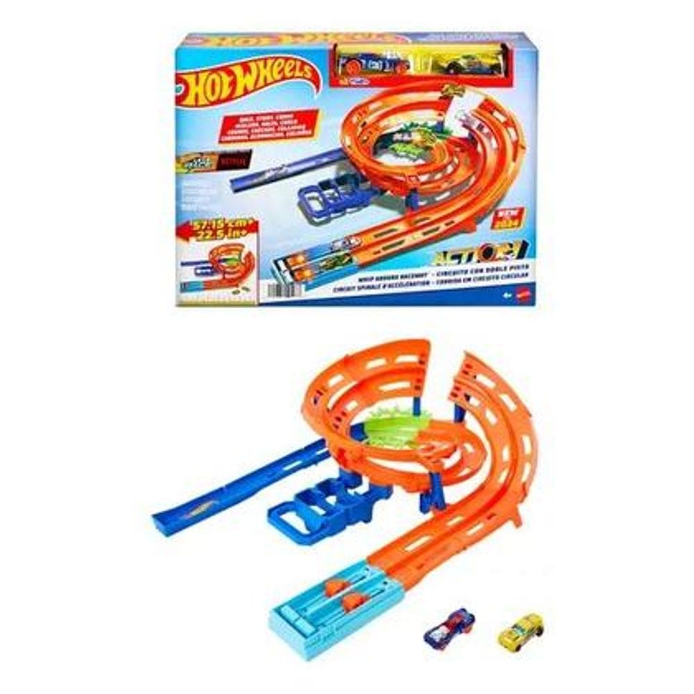 Pista Hot Wheels Corrida em Circuito Circular HTK17 - Mattel