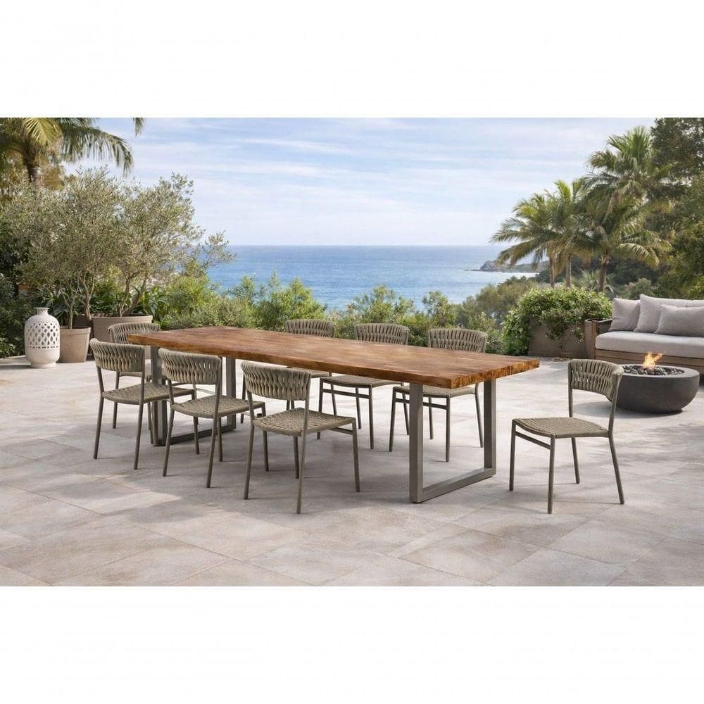 Conjunto Externo 08 Lugares Náutico Mounsier Metal Art