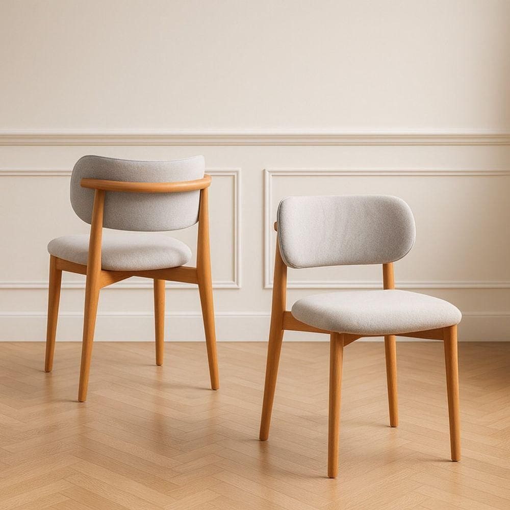 Cadeiras Elegantes Em Madeira Maciça éclat Solare